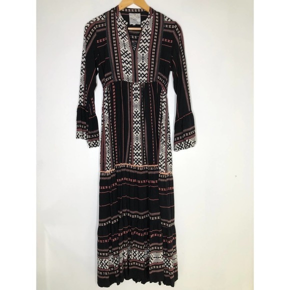 Area Stars Hudson Dress Geo Print Midi XS - Picture 3 of 11